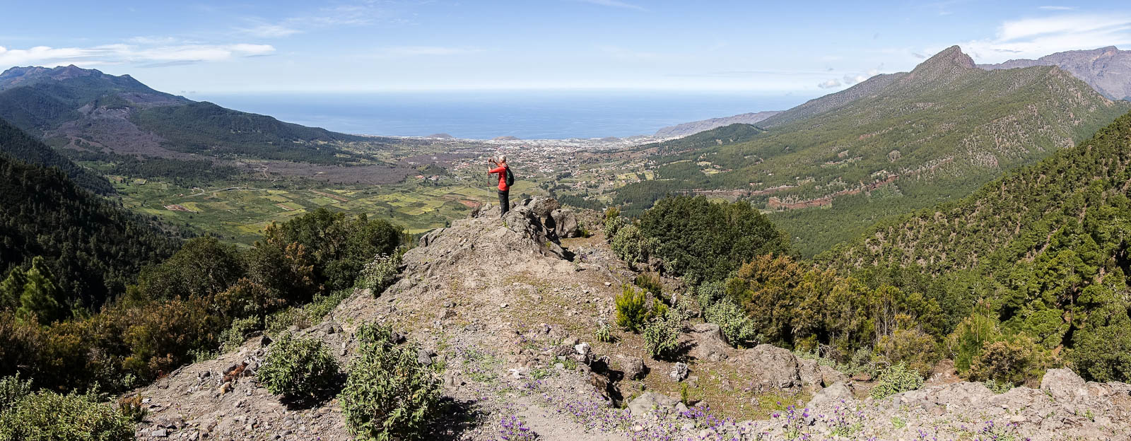 La Palma: 35. GR131 vom Reventon-Pass Richtung Punta de los Roques